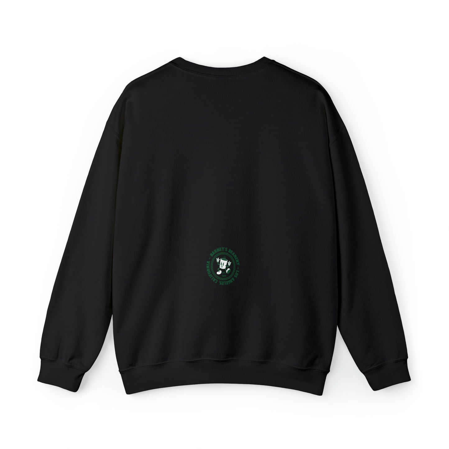 Eat More Chili. Drink More Beer. | BARNEY'S BEANERY Green - Women's Retro Graphic Sweatshirt