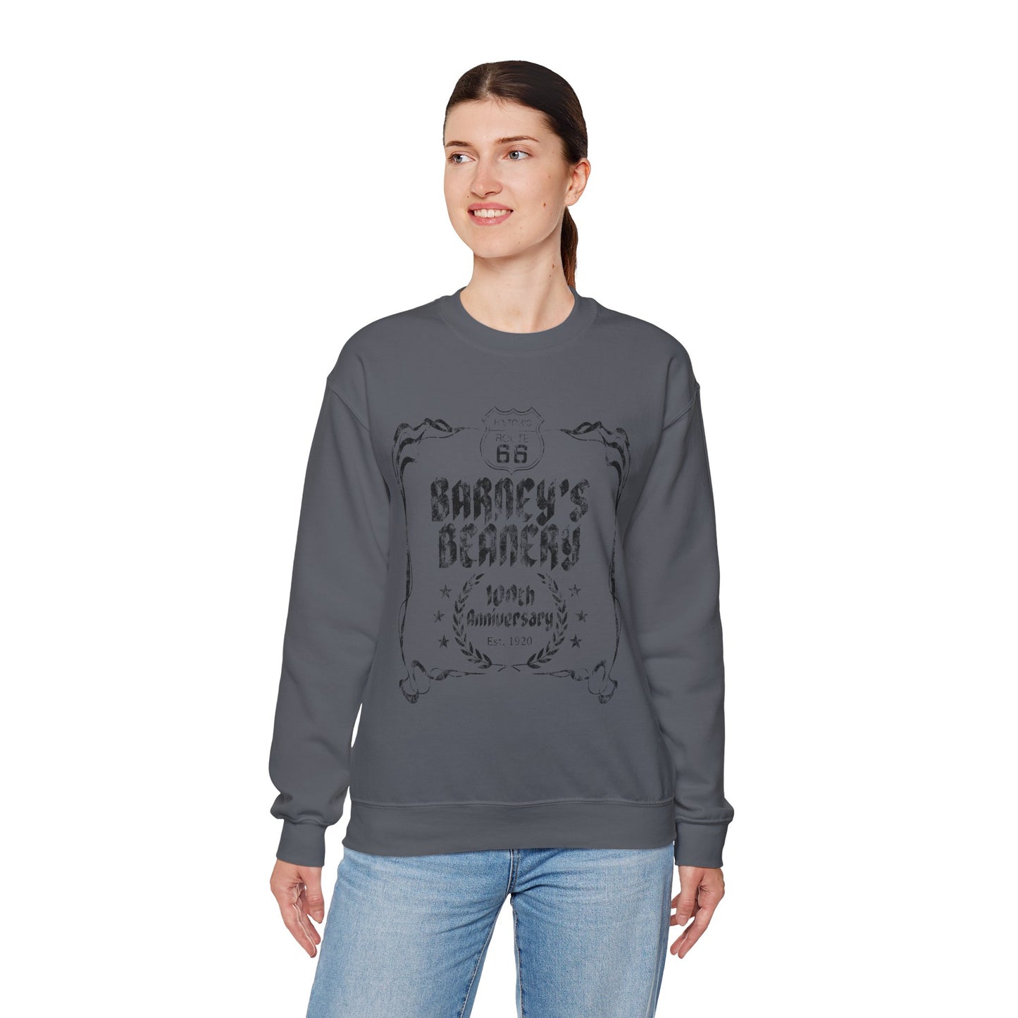 100th Anniversary - BARNEY'S BEANERY - Graphic Sweatshirt | Gildan 18000