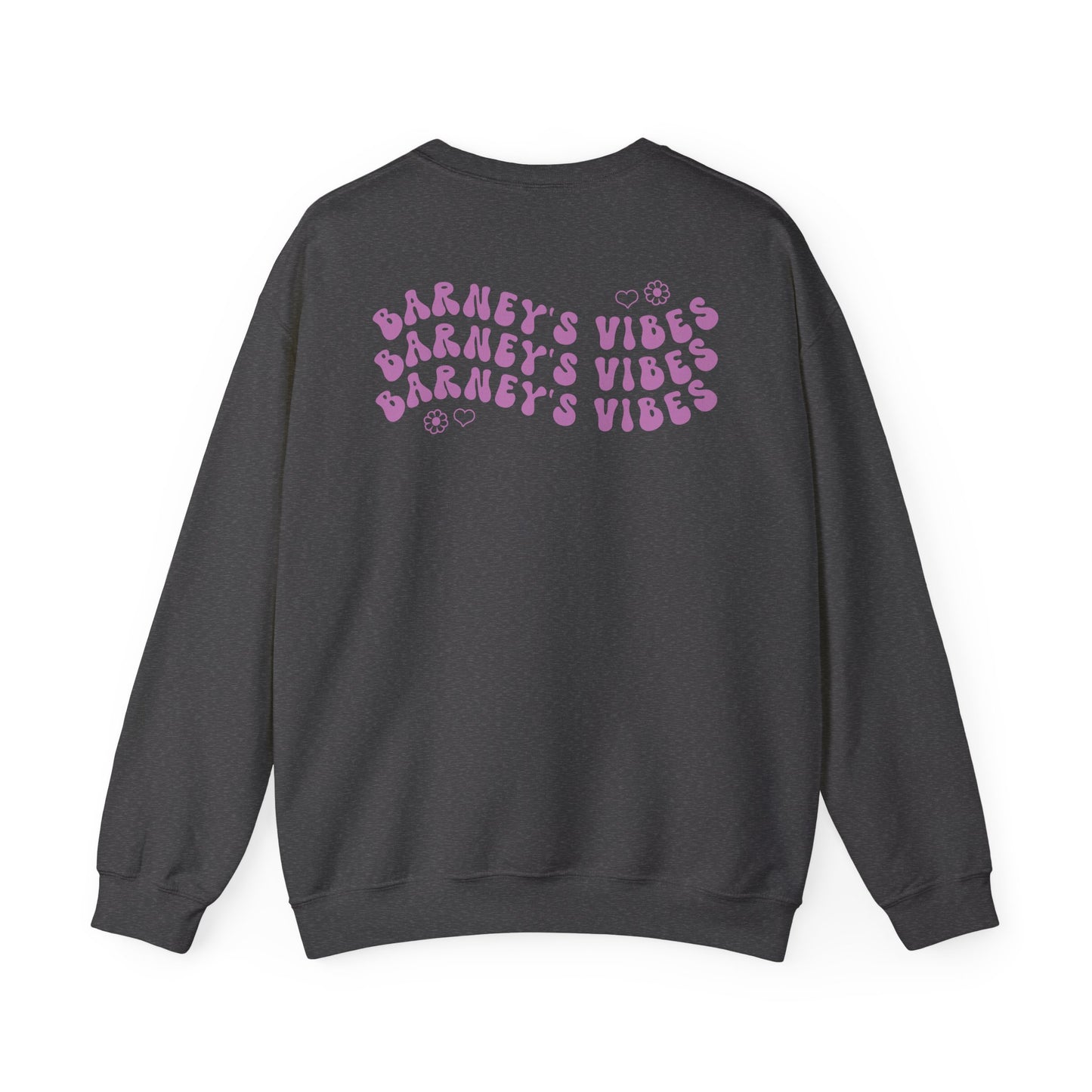Barney's Vibes. BARNEY'S BEANERY - Womens Smiley Face Sweatshirt | Gildan 18000