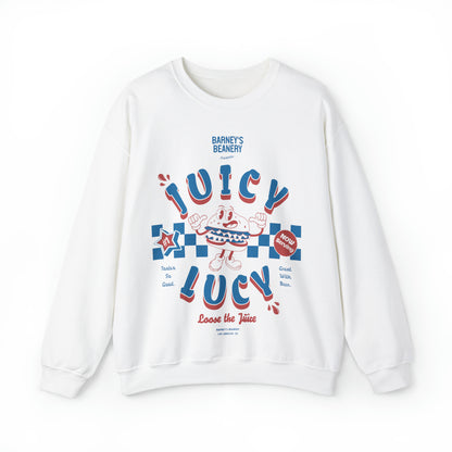 JUICY LUCY - Loose The Juice | BARNEY'S BEANERY - Men's Retro Graphic Sweatshirt