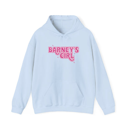 Barney's Girl Hoodie. BARNEY'S BEANERY - Womens Graphic Hoodie | Gildan 18500