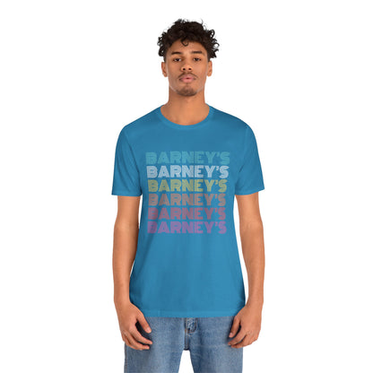 Barney's x6 Retro Hollywood BARNEY'S BEANERY - Mens Retro Graphic Tee | Bella + Canvas 3001