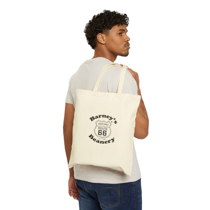 Route 66 | Barneys Beanery | Cotton Canvas Tote Bag