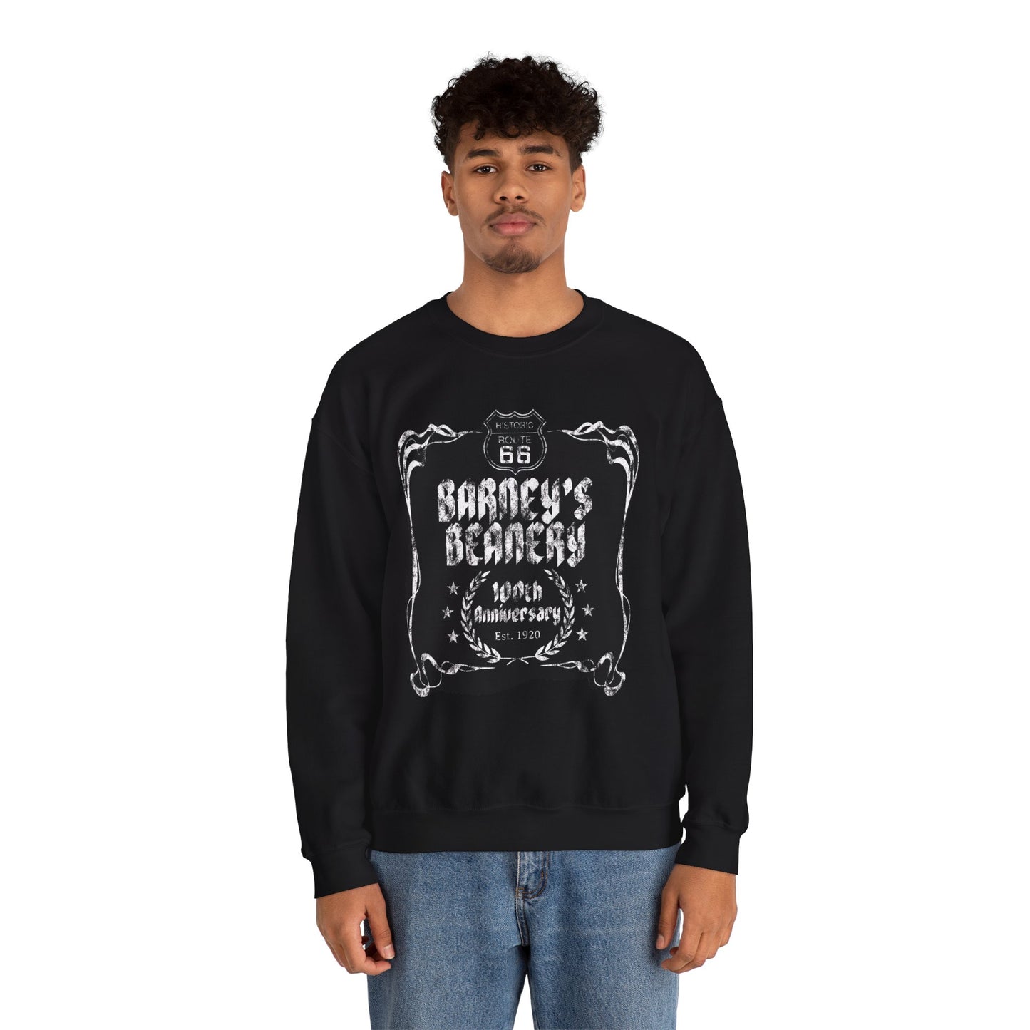 100th Anniversary - BARNEY'S BEANERY - Graphic Sweatshirt | Gildan 18000