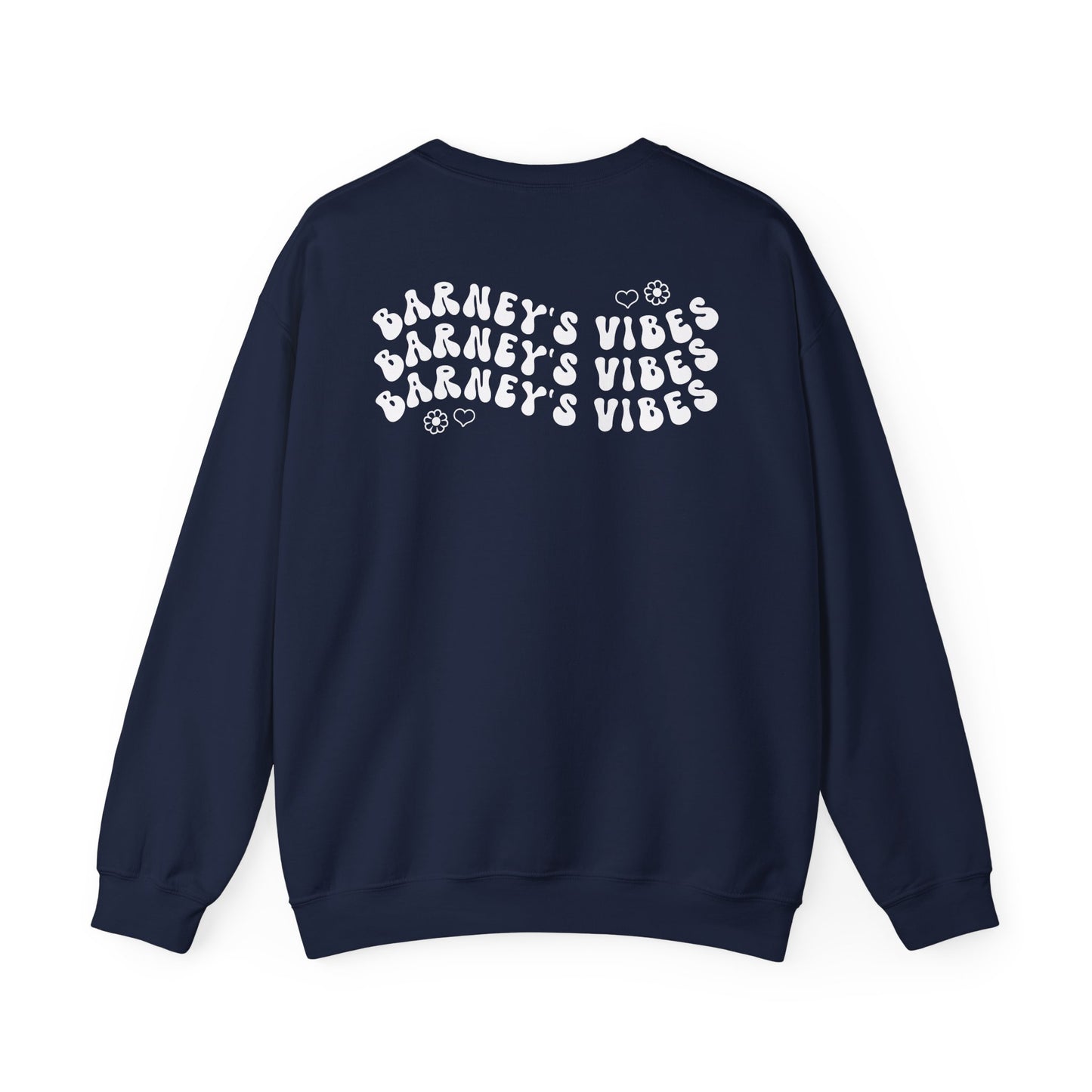 Barney's Vibes. BARNEY'S BEANERY - Womens Smiley Face Sweatshirt | Gildan 18000