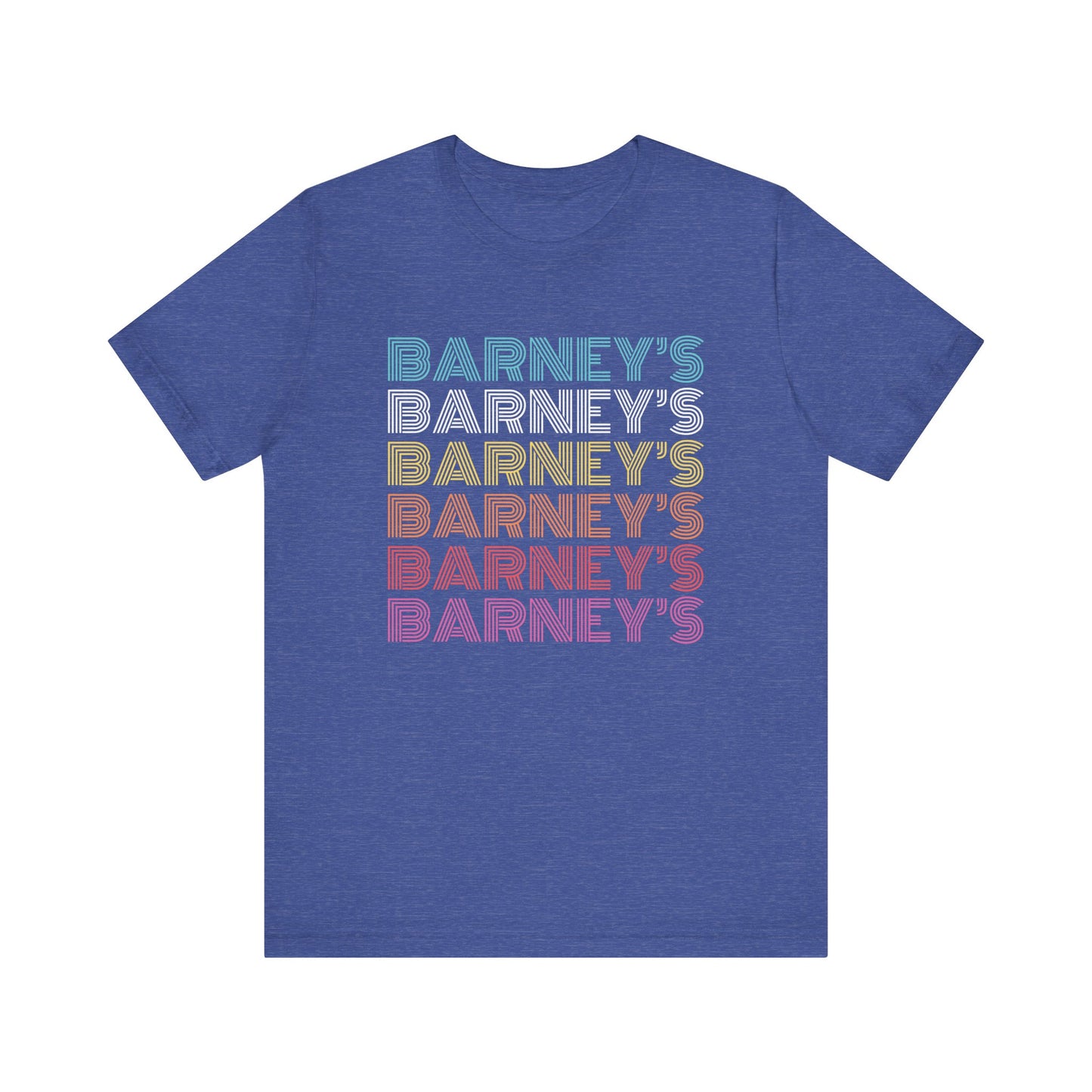 Barney's x6 Retro Hollywood BARNEY'S BEANERY - Mens Retro Graphic Tee | Bella + Canvas 3001