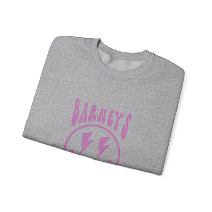 Barney's Vibes. BARNEY'S BEANERY - Womens Smiley Face Sweatshirt | Gildan 18000