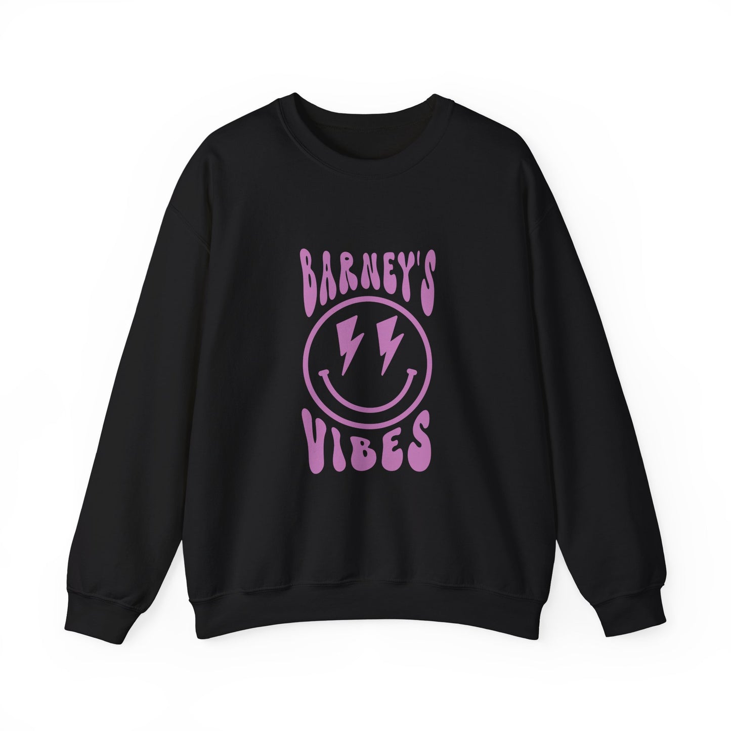 Barney's Vibes. BARNEY'S BEANERY - Womens Smiley Face Sweatshirt | Gildan 18000