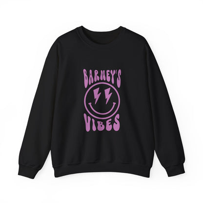 Barney's Vibes. BARNEY'S BEANERY - Womens Smiley Face Sweatshirt | Gildan 18000