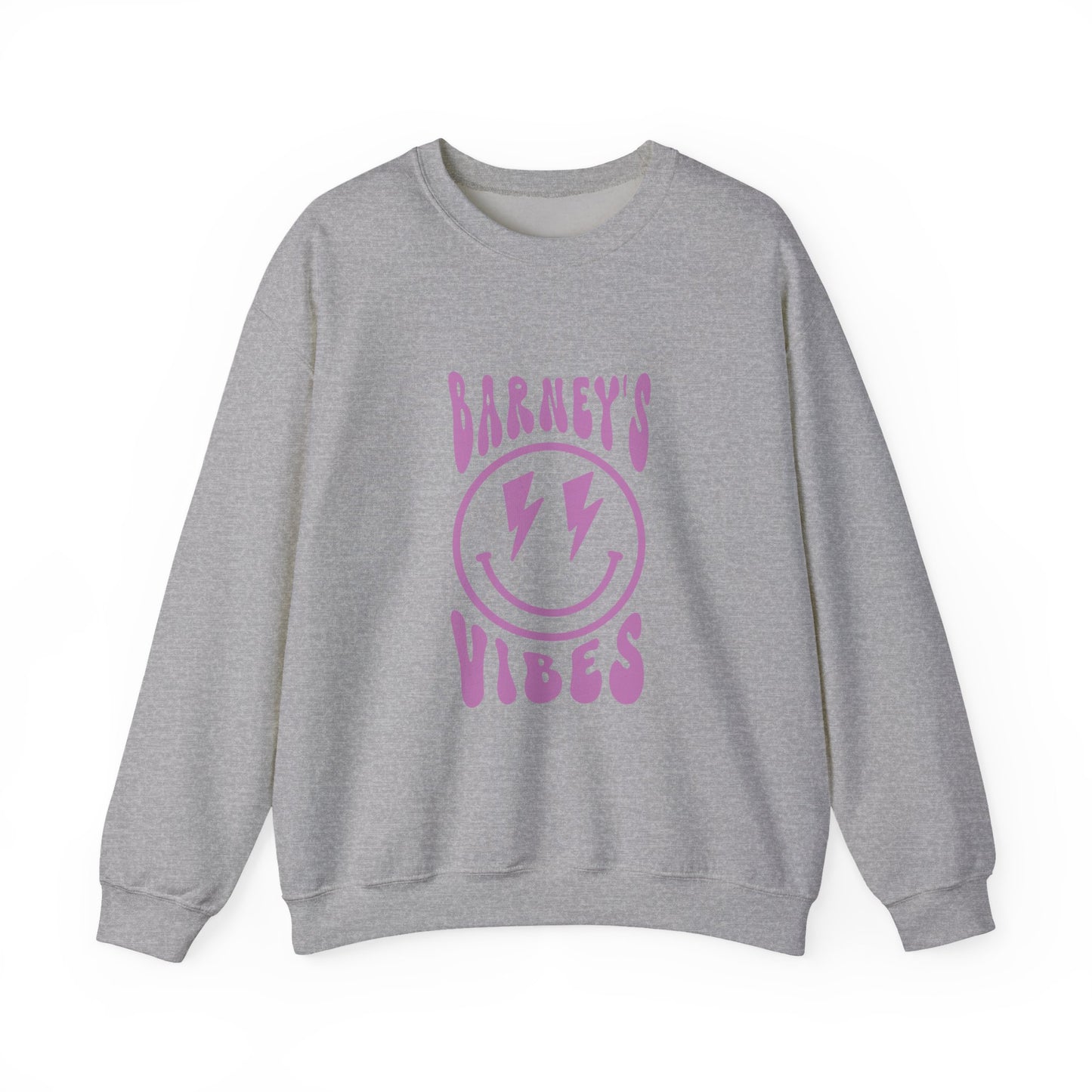 Barney's Vibes. BARNEY'S BEANERY - Womens Smiley Face Sweatshirt | Gildan 18000