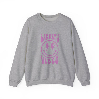 Barney's Vibes. BARNEY'S BEANERY - Womens Smiley Face Sweatshirt | Gildan 18000