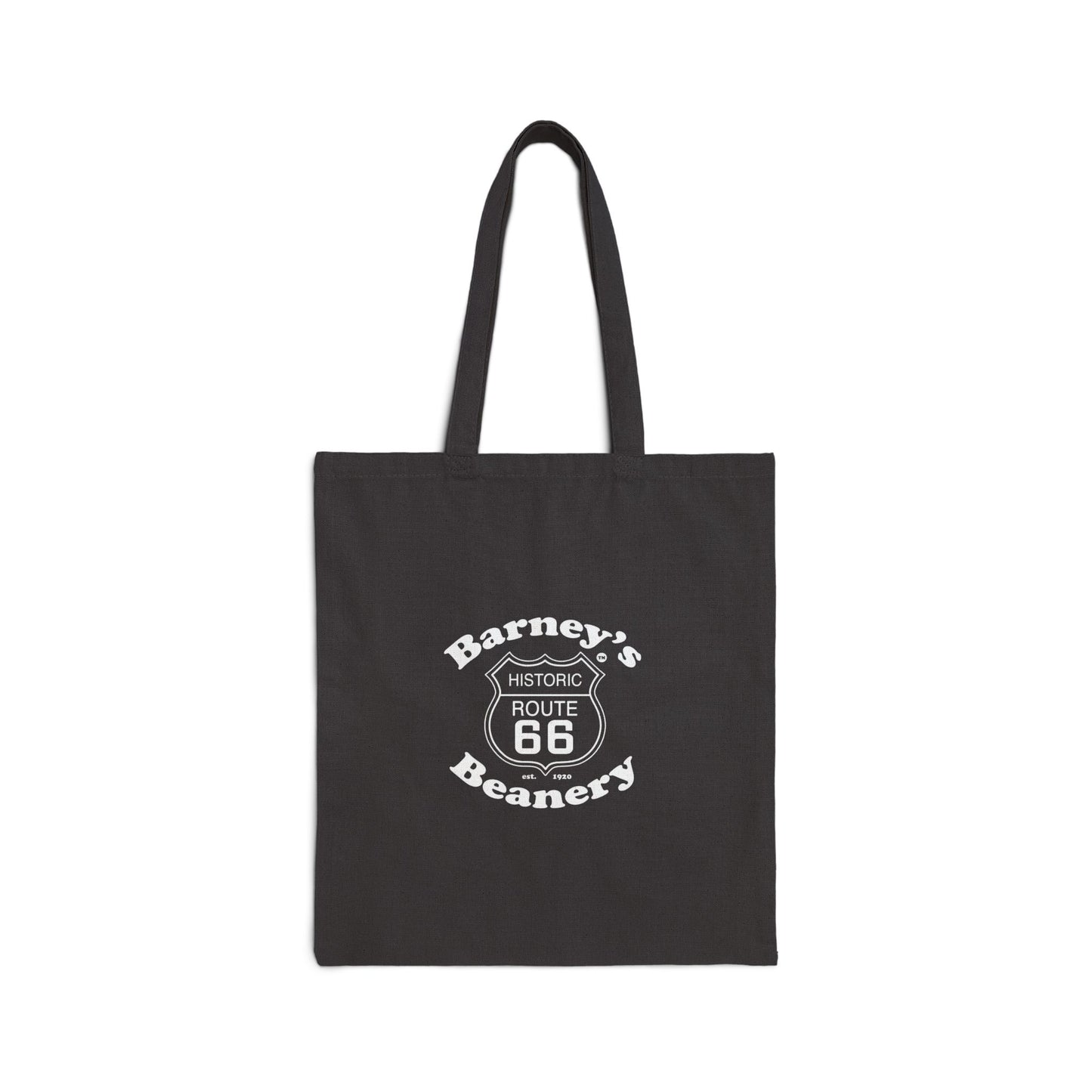 Route 66 | Barneys Beanery | Cotton Canvas Tote Bag