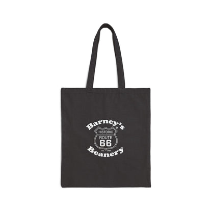 Route 66 | Barneys Beanery | Cotton Canvas Tote Bag