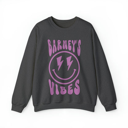 Barney's Vibes | BARNEY'S BEANERY - Women's Smiley Face Sweatshirt