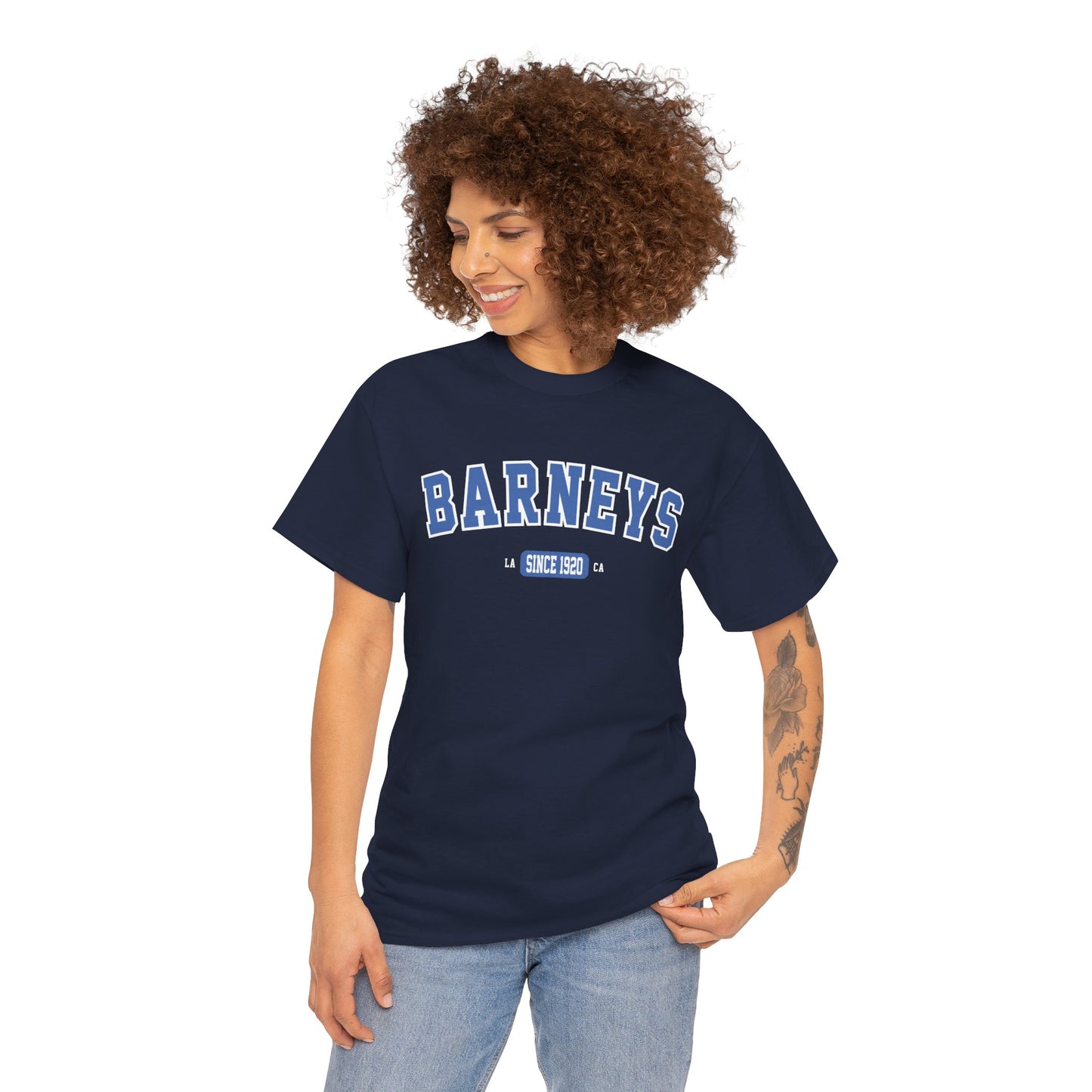 Vintage Collegiate T-Shirt. BARNEY'S BEANERY - Womens Graphic Tee | Gildan 5000