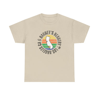 Retro Sunset T-Shirt. BARNEY'S BEANERY - Womens Retro Graphic Tee | Gildan 5000