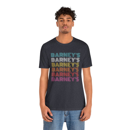 Barney's x6 Retro Hollywood BARNEY'S BEANERY - Mens Retro Graphic Tee | Bella + Canvas 3001