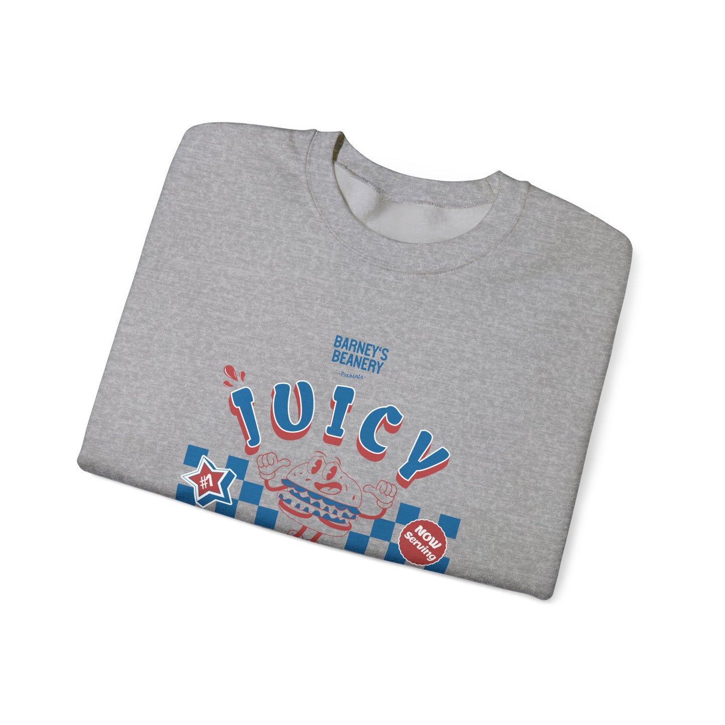 JUICY LUCY - Loose The Juice. BARNEY'S BEANERY - Womens Retro Graphic Sweatshirt | Gildan 18000