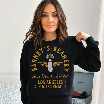 Some Bomb Ass Chili | BARNEY'S BEANERY - Women's Graphic Sweatshirt